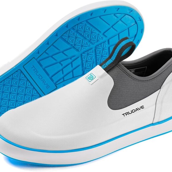 Men's Waterproof Rubber Deck Boots 4.5mm Neoprene Slip-Resistant Ankle Shoes - Picture 1 of 5